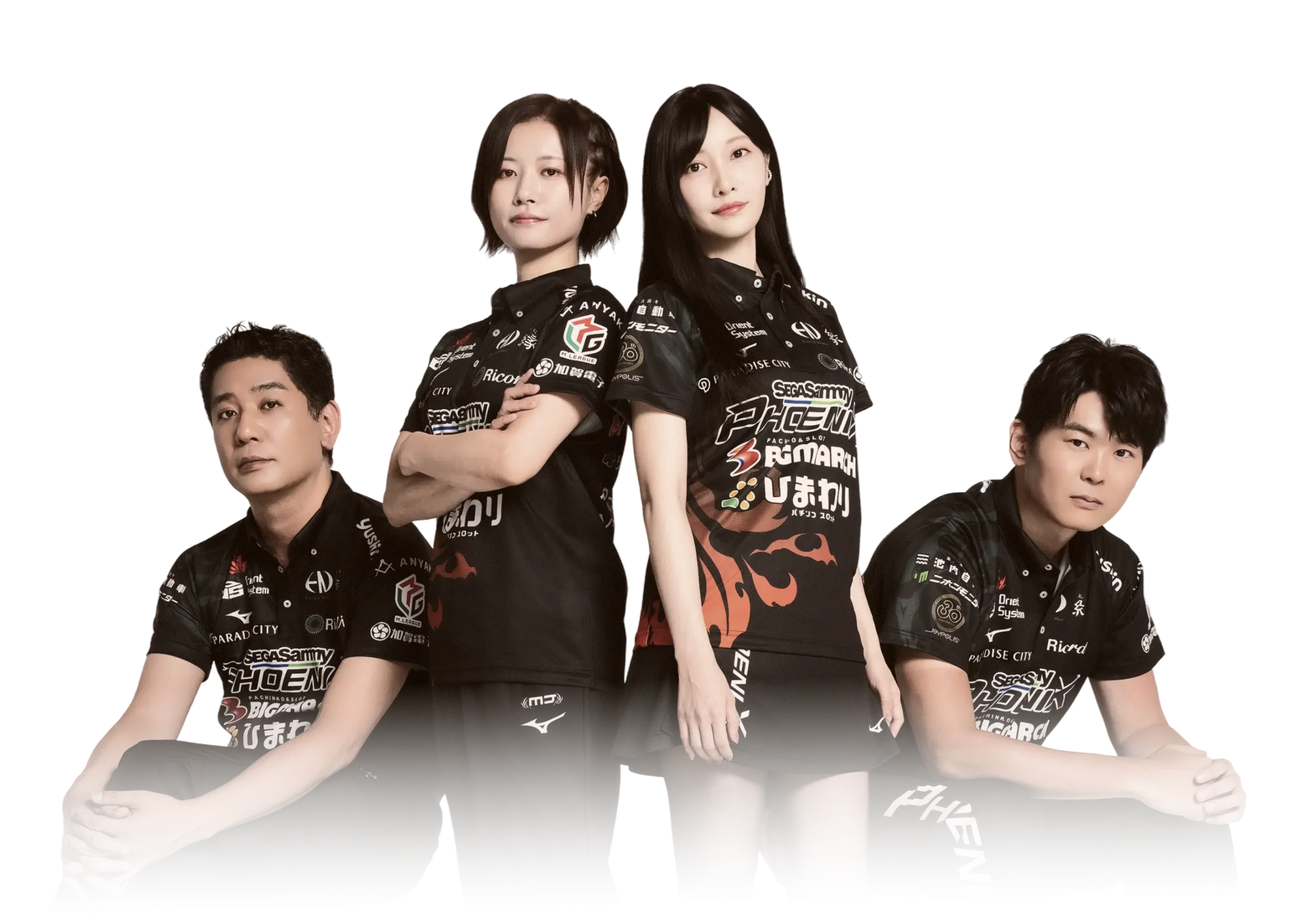 セガサミーフェニックス 所属選手の集合写真